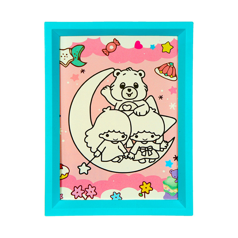 بسته رنگ آمیزی مدل ماه مجموعه 8 عددی