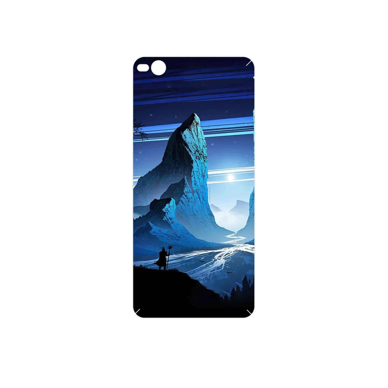 برچسب پوششی ماهوت مدل Blue Mountains Digital Art مناسب برای گوشی موبایل اچ تی سی One X9