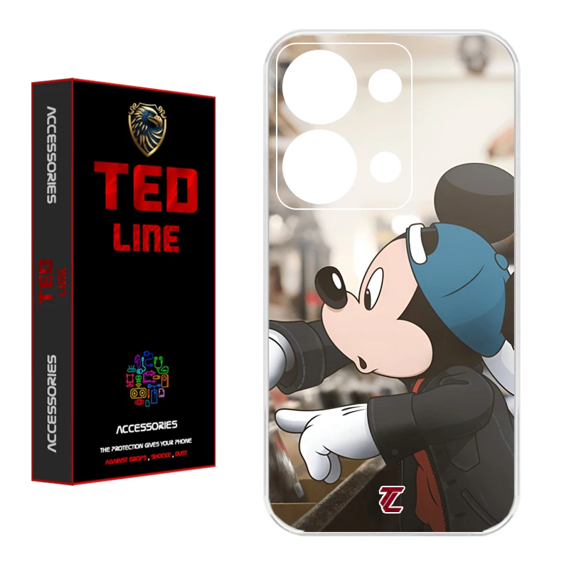 کاور تد لاین طرح میکی موس کد 1139 مناسب برای گوشی موبایل شیائومی Redmi Note 13 Pro 4G / Poco M6 Pro