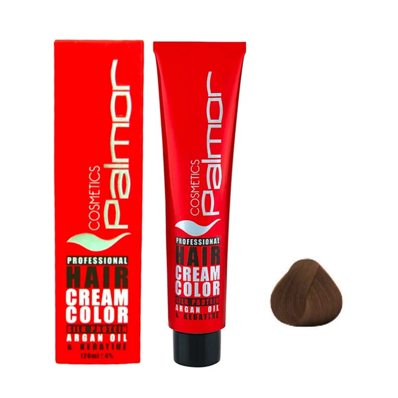 رنگ مو پالمور شماره 8.8 حجم 120 میلی لیتر رنگ بلوند نسکافه ای روشن