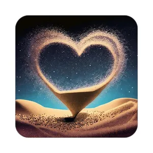 زیر لیوانی کاکتی مدل عاشقانه کد mp11946