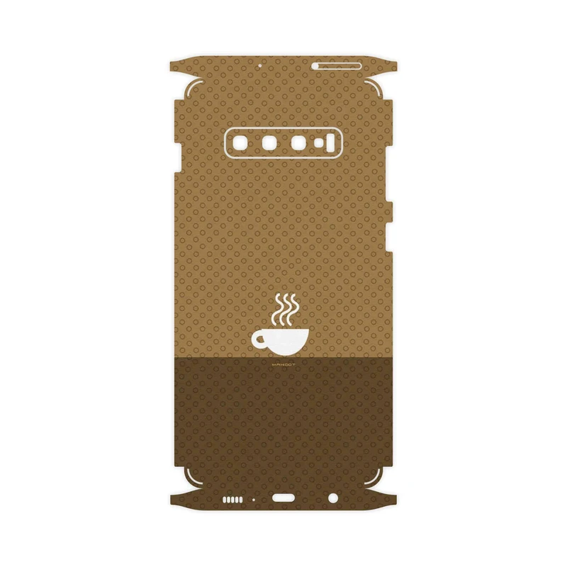 برچسب پوششی ماهوت مدل Minimal Cup of Coffee Icon-FullSkin مناسب برای گوشی موبایل سامسونگ Galaxy S10 Plus