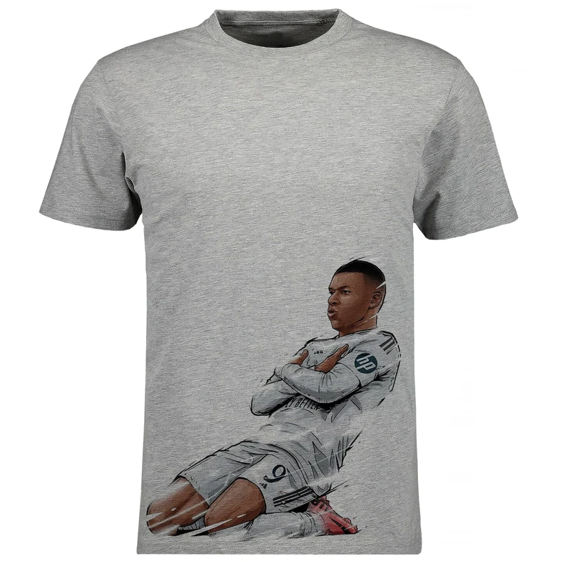 تی شرت آستین کوتاه مردانه مدل امباپه V126