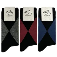 جوراب مردانه پالوته مدل PLT-P9 مجموعه 3 عددی