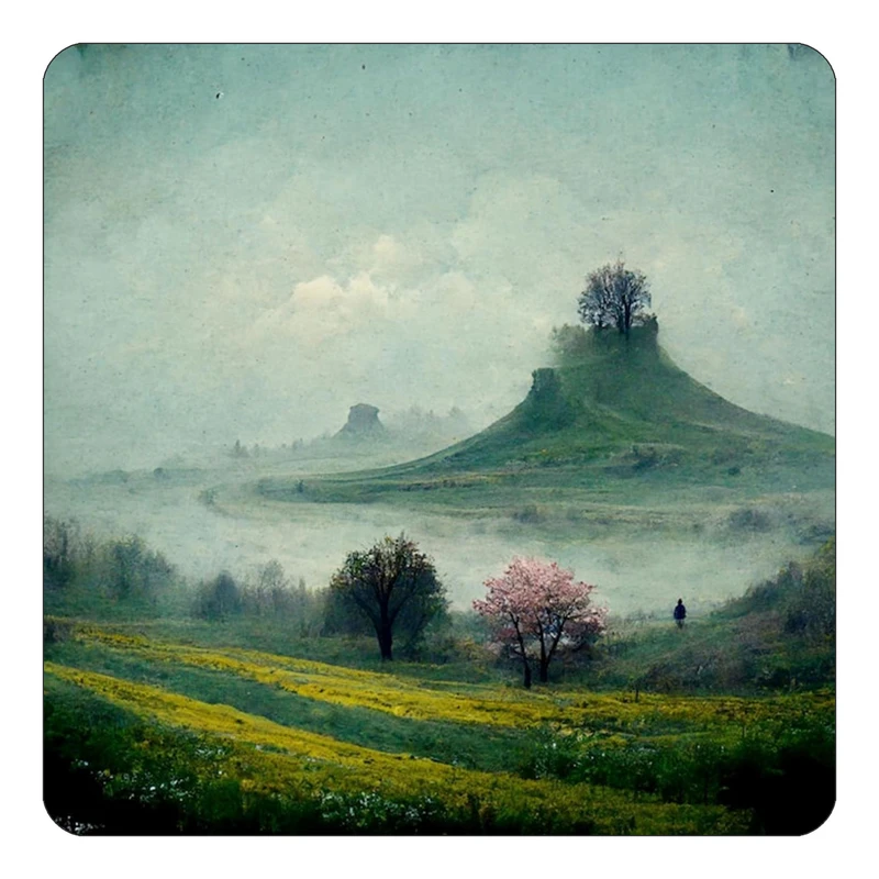 مگنت کاکتی طرح نقاشی رنگ روغن مدل mp70321