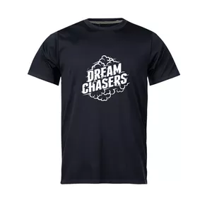 تی شرت آستین کوتاه مردانه مدل dream chasers_N1_0265 رنگ مشکی