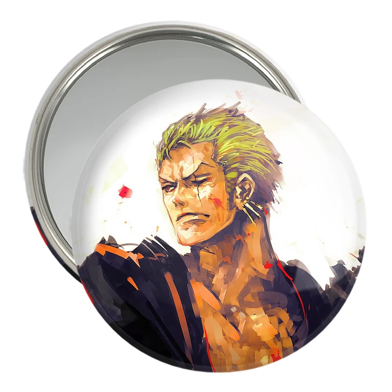 آینه جیبی خندالو مدل زورو انیمه وان پیس One Piece  کد 17245