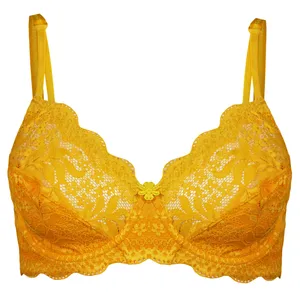 سوتین زنانه پانیذ مدل فنردار گیپوری کد 66367-new