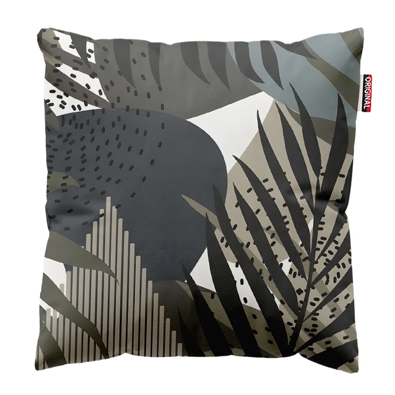 کوسن پاد آفرین مدل بوهو طرح برگ کد PK303180 سایز 30*30 سانتی متر