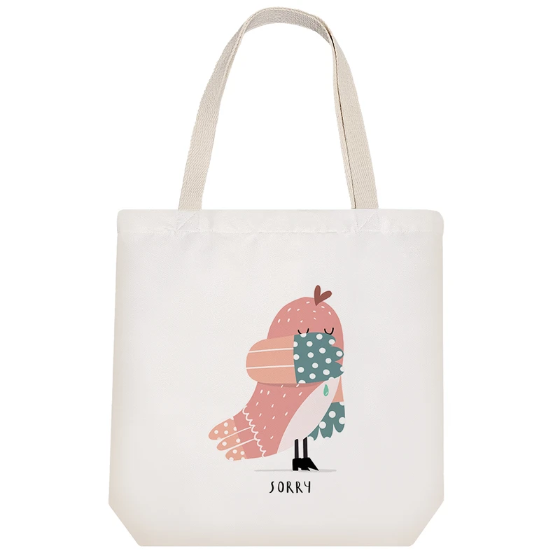 ساک خرید خندالو مدل پرنده غمگین کد H1286