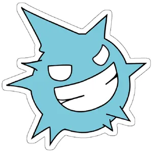 استیکر لپ تاپ مدل Black Star Soul Eater Merchandise