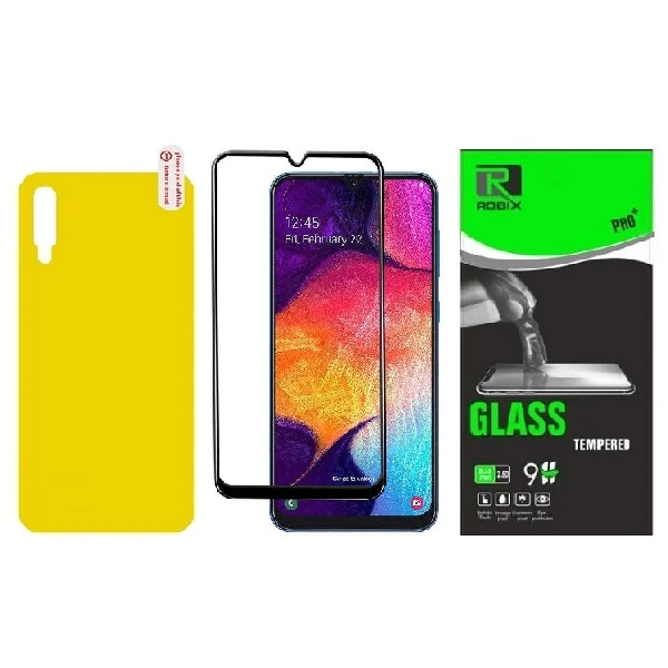 محافظ صفحه نمایش وپشت گوشی روبیکس مدل FL-A50مناسب برای گوشی موبایل سامسونگ Galaxy A50