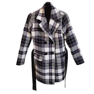 پالتو زنانه مدل فوتر لوییز رنگ بنفش