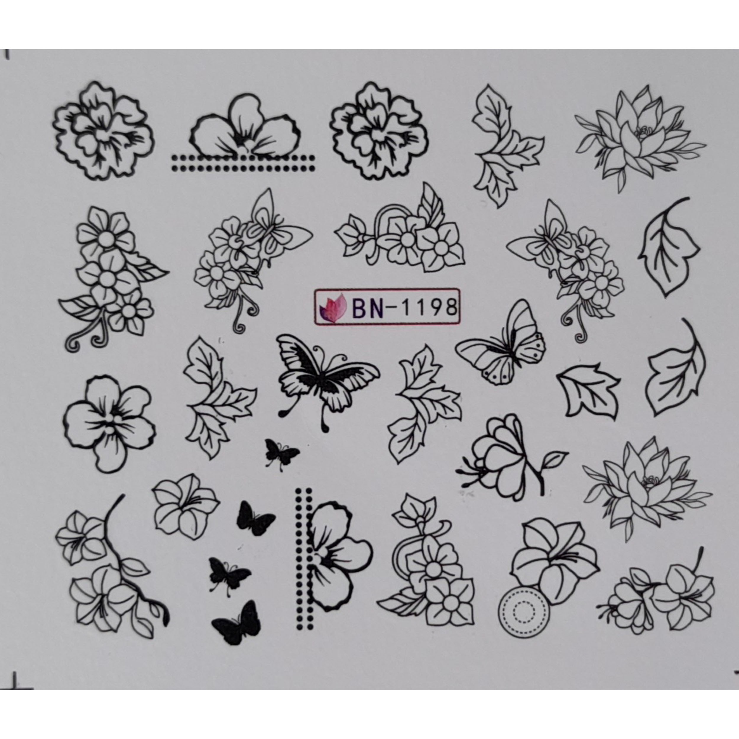 برچسب لنز ناخن کد L85