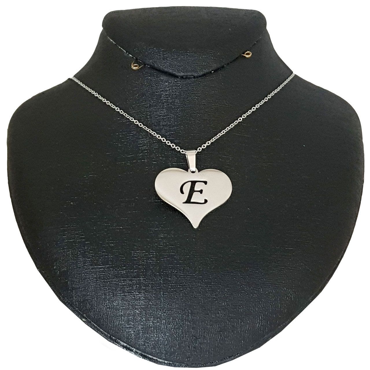 گردنبند نقره طرح حرف E کد Termehsilver 190 -  - 1