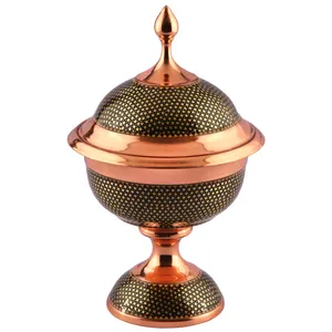 شکلات خوری مس و خاتم کاری گالری گوهران مدل 1495