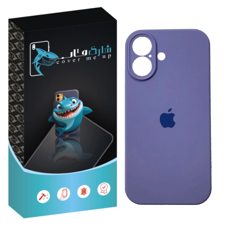 کاور شارک قاب مدل سیلیکونی پاک کنی ORG BA مناسب برای گوشی موبایل اپل iPhone 17