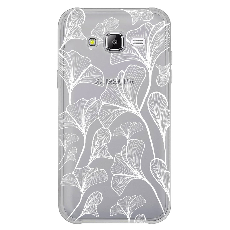 کاور مگافون طرح برگ مدل C51-W مناسب برای گوشی موبایل سامسونگ Galaxy J5 2015         