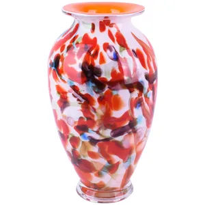 گلدان شیشه‌ای طرح کوزه گل کار مدل 01-05
