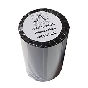 ریبون پرینتر لیبل زن نیک مدل WAX 110mm x 300m 
