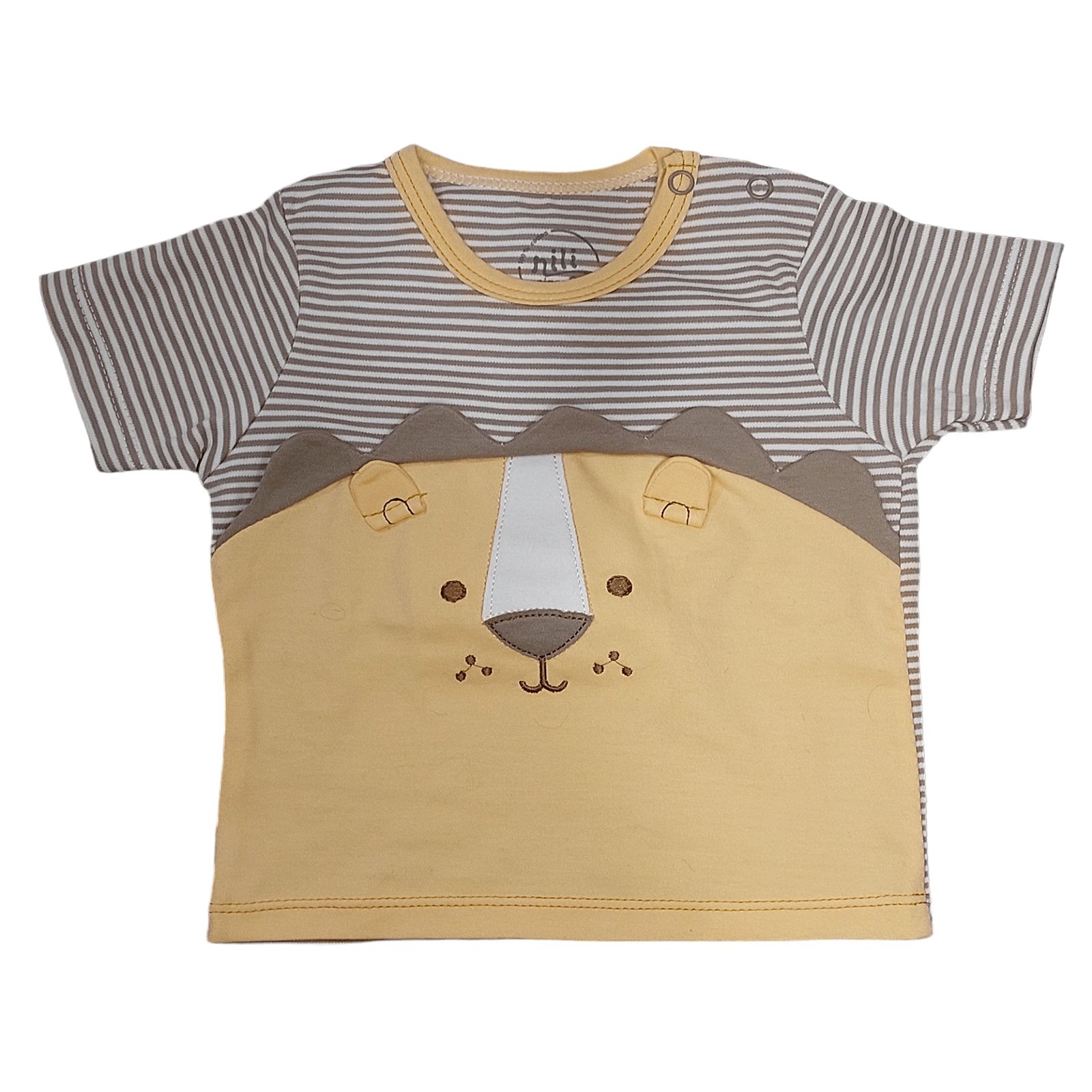 تی شرت آستین کوتاه نوزادی نیلی مدل 0456 -  - 1