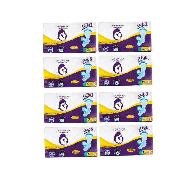 نوار بهداشتی تافته مدل soft مجموعه 8 عددی