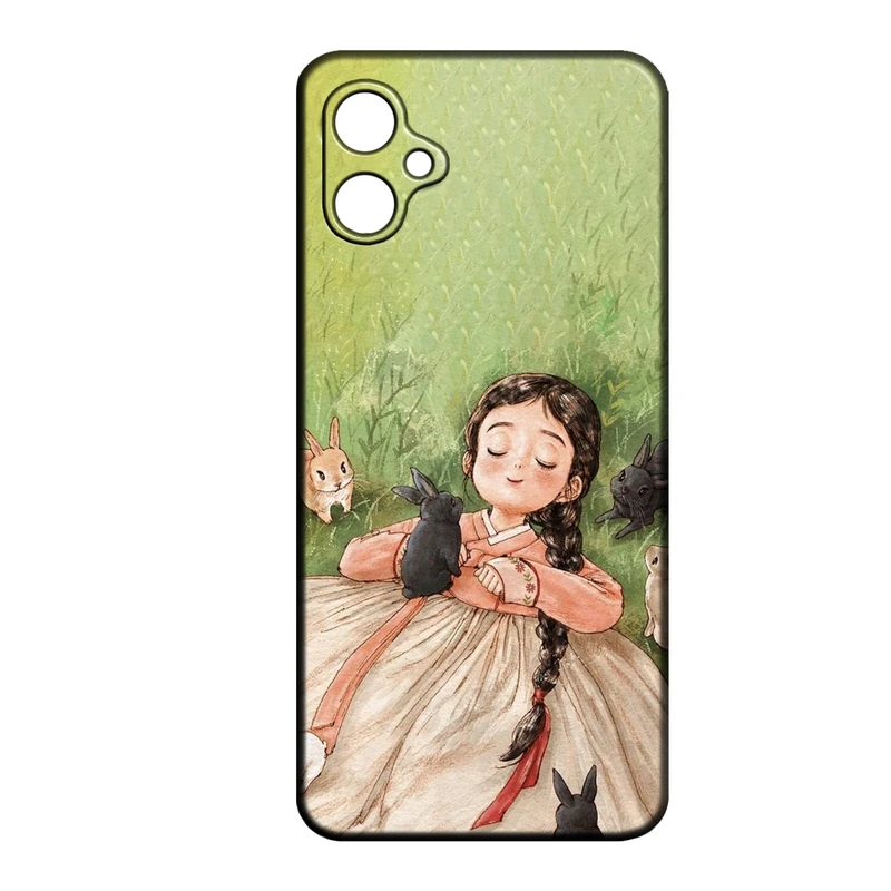 کاور طرح دخترانه کد 294 مناسب برای گوشی موبایل سامسونگ Galaxy A07