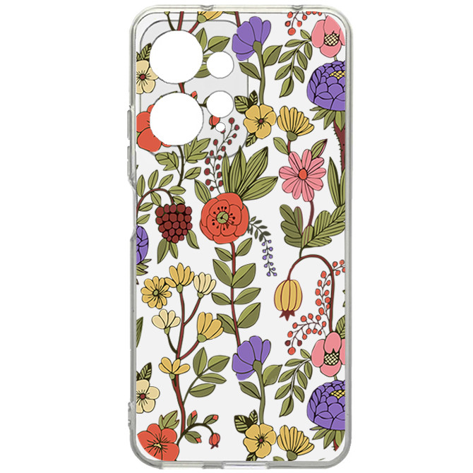 کاور طرح Tiny Flower  مناسب برای گوشی موبایل شیائومی Redmi Note 12 4G