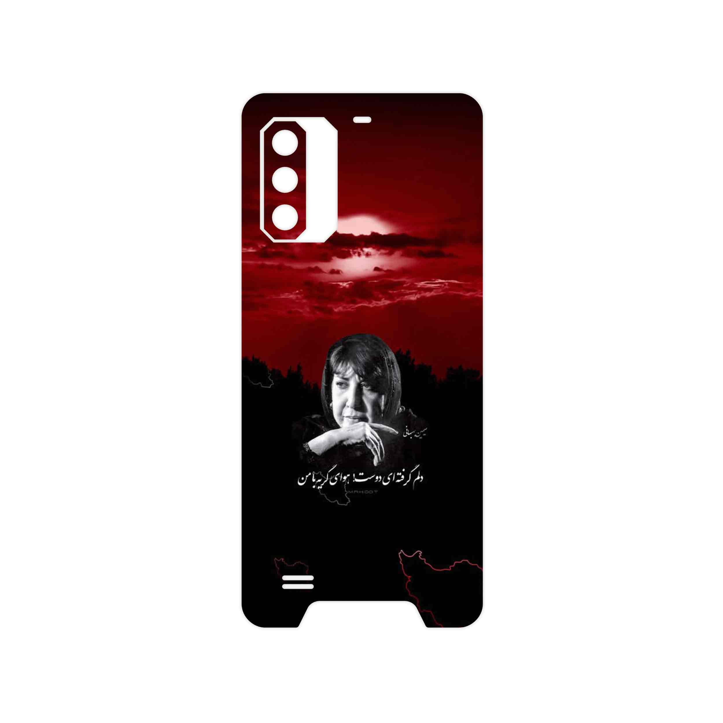 برچسب پوششی ماهوت مدل Simin Behbehani مناسب برای گوشی موبایل یولفون Armor 7