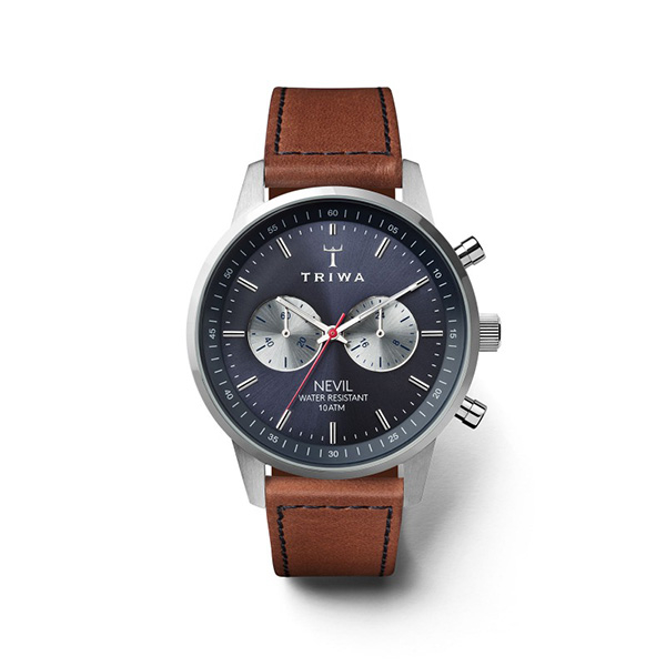 ساعت مچی عقربه ای تریوا مدل Blue Steel Nevil