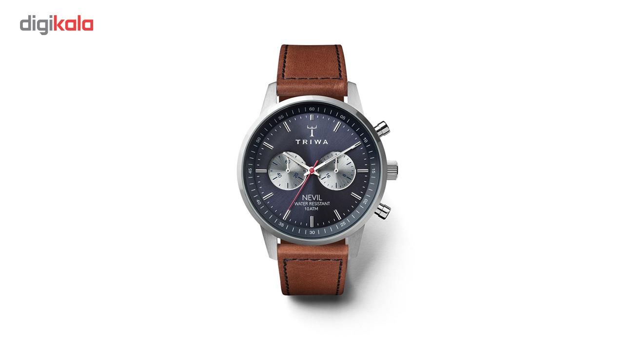 ساعت مچی عقربه ای تریوا مدل Blue Steel Nevil