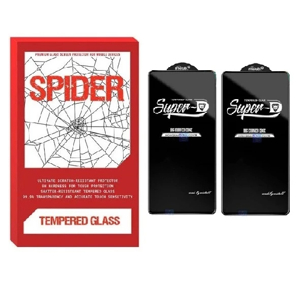 محافظ صفحه نمایش اسپایدر مدل Super-D مناسب برای گوشی موبایل اپل iPhone 12 mini بسته 2 عددی