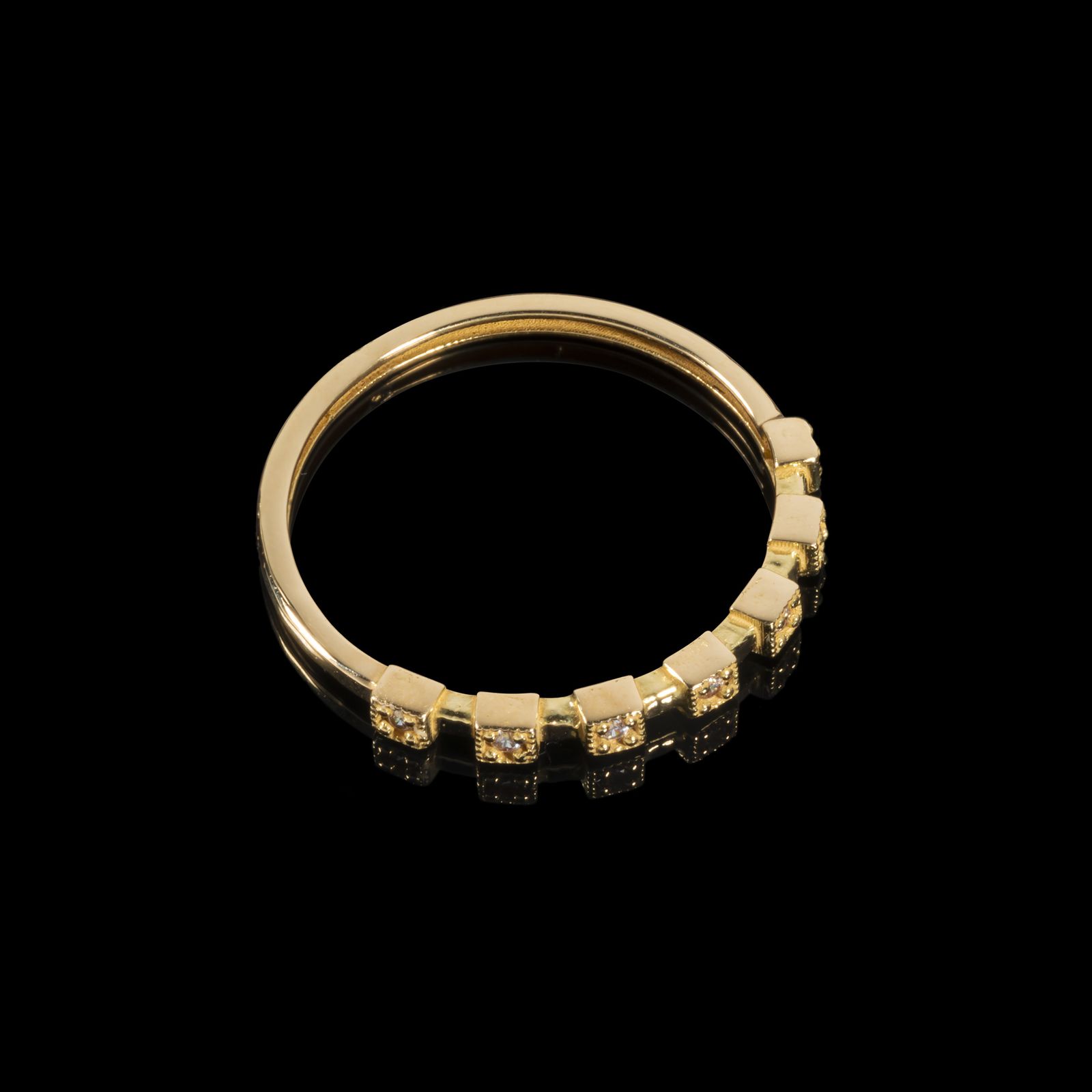انگشتر طلا 18 عیار زنانه جواهری سون مدل 3215 -  - 2