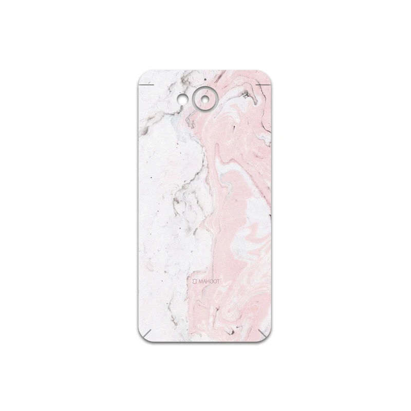برچسب پوششی ماهوت مدل Blanco-Pink-Marble مناسب برای گوشی موبایل اچ تی سی Desire 650