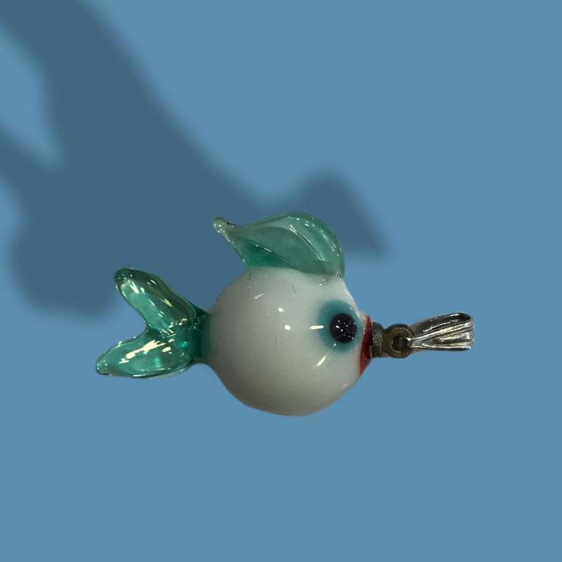 آویز گردنبند دخترانه مدل دست ساز ماهی