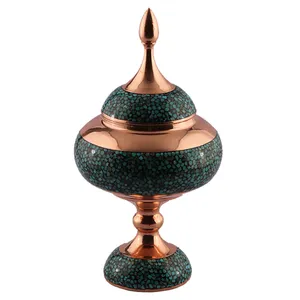 شکلات خوری مسی فیروزه کوب گالری گوهران  مدل 1007