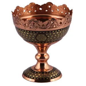 شکلات خوری مسی خاتم کاری گالری گوهران مدل 43