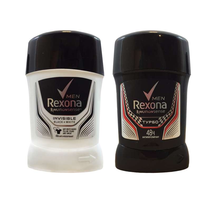 پک استیک ضد تعریق مردانه رکسونا مدل motionsense و Invisible حجم 40 میلی لیتر