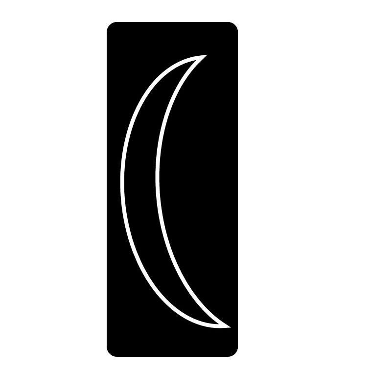 چراغ تزیینی مدل نئون طرح ماه