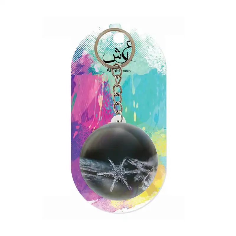 جاکلیدی عرش مدل منظره زیبا برف و یخ کد Asj7535