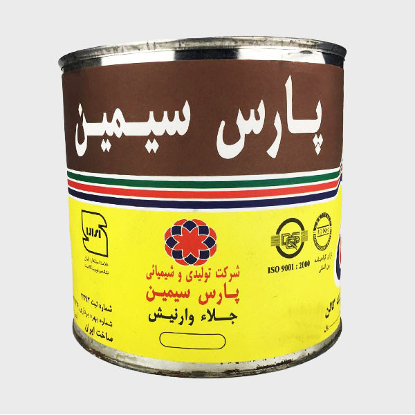 جلاء وارنیش پارس سیمین مدل PS_GALLON وزن 3.5 کیلوگرم