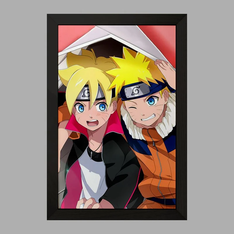 تابلو خندالو مدل ناروتو و بوروتو انیمه ناروتو Naruto کد 11266