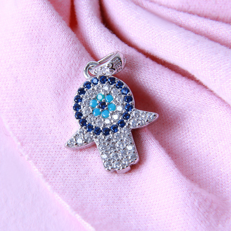 آویز گردنبند نقره زنانه بازرگانی میلادی کد PKR-145