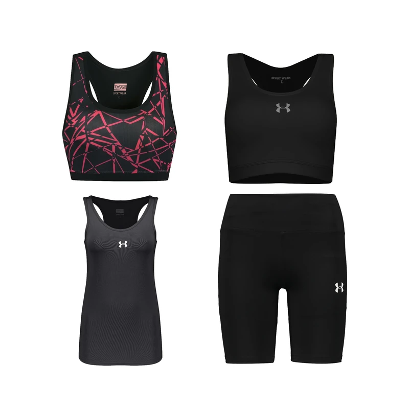 ست چهار تکه لباس ورزشی زنانه مدل 1801-1902-69-9101