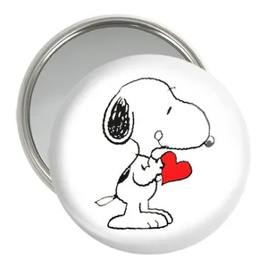 آینه جیبی خندالو مدل انیمیشن اسنوپی Snoopy  کد 13884