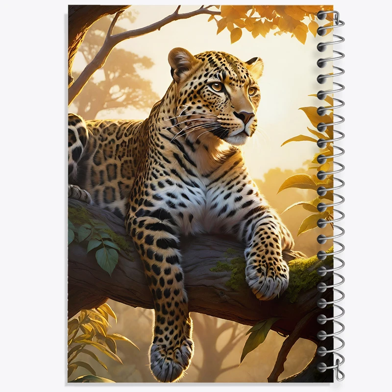 دفتر نقاشی 50 برگ خندالو طرح پلنگ کد F5886