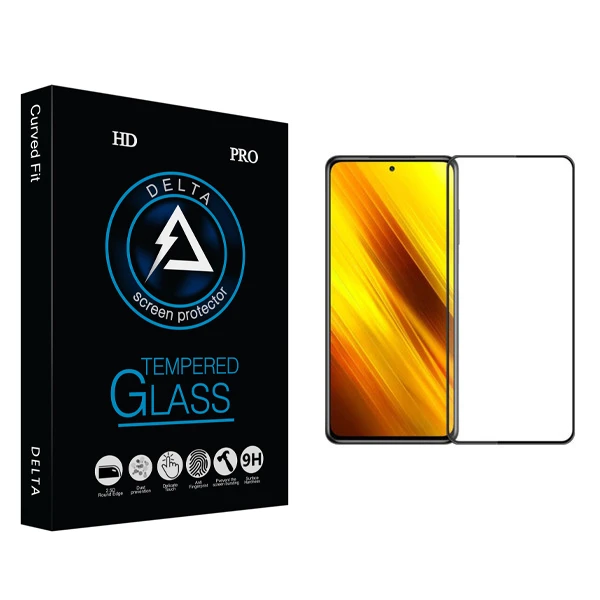 محافظ صفحه نمایش دلتا مدل Fit مناسب برای گوشی موبایل شیائومی Poco X3 nfc