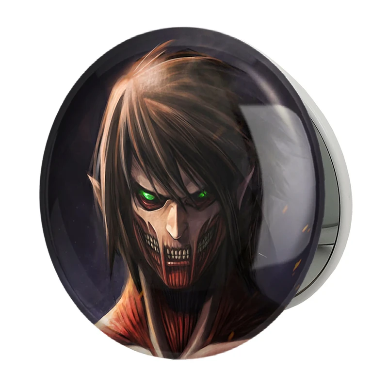 آینه جیبی خندالو طرح ارن یگر انیمه اتک آن تایتان Attack on Titan مدل تاشو کد 18542 