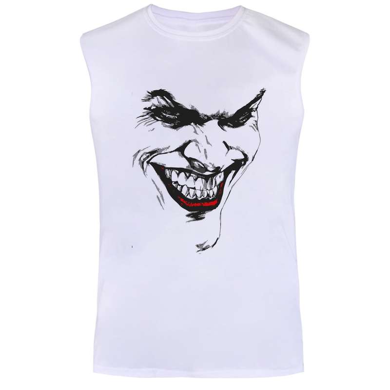 تاپ مردانه مدل جوکر کد BA2 رنگ سفید