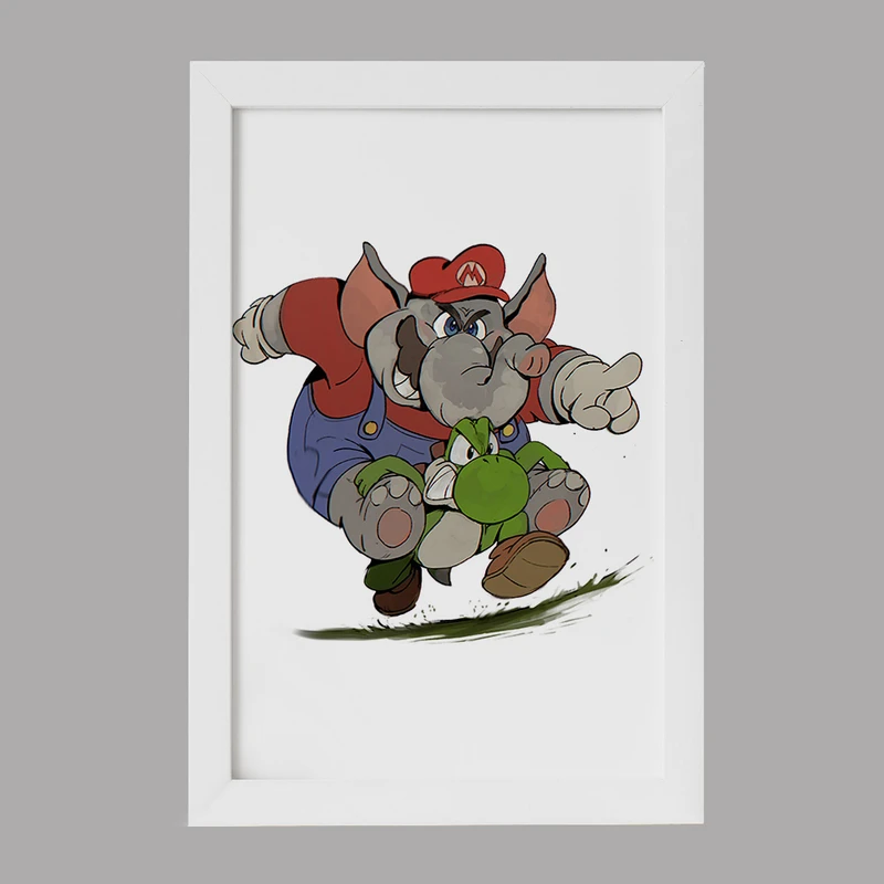 تابلو خندالو مدل (Mario) بازی سوپر ماریو کد 31526